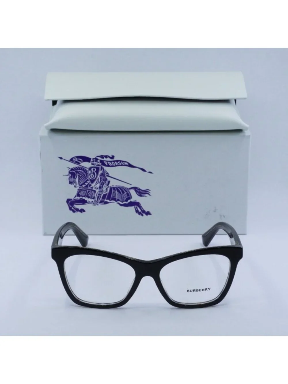 Burberry BE2416 4121 Cat Eye Eyeglasses 52mm - Black